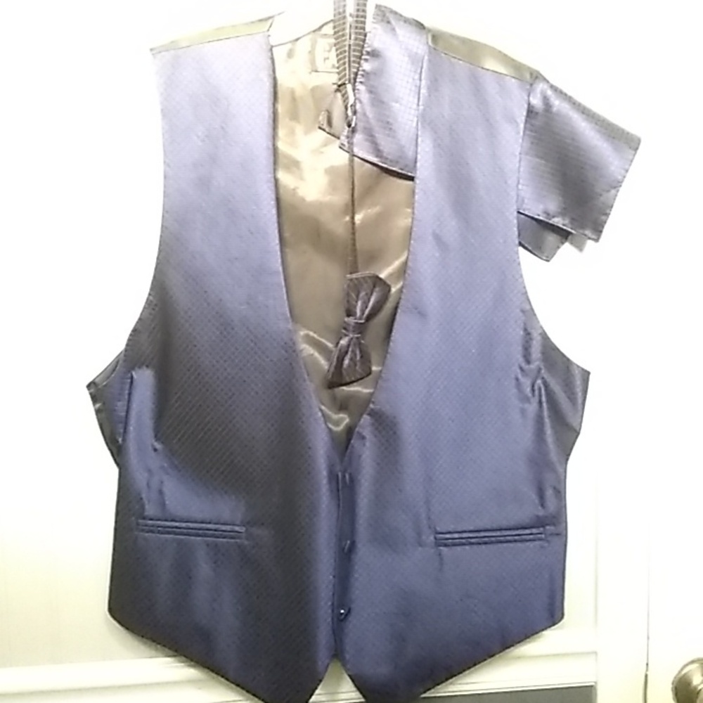navy Palermo vest set